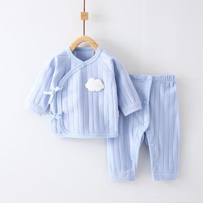 Newborn Baby Clothes Pure Cotton Spring, Autumn And Winter Newborn