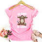 Womens Printed T-shirt Short sleeve