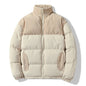 Padded Down Jacket Hooded Fake Two Pieces Trendy Casual Cotton