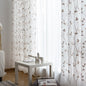 Gauze curtain of bedroom curtain of rural wind sitting room