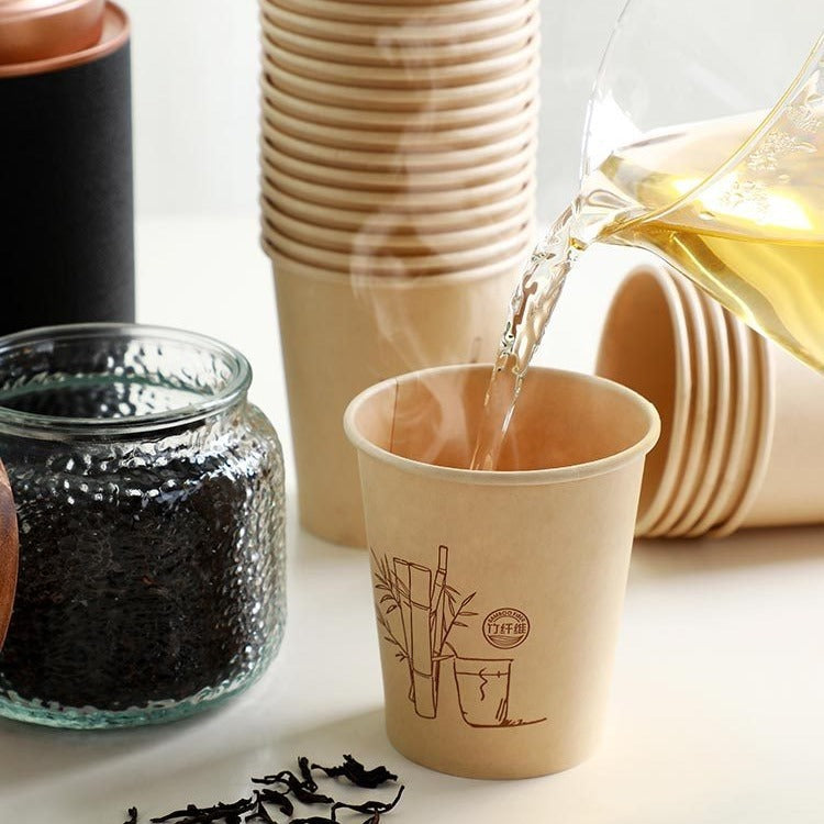 Bamboo Fiber Paper Cup Disposable Cup Household Drinking Cup