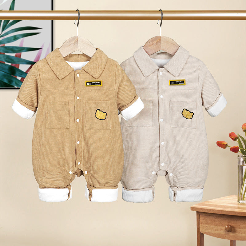 Infant Spring Double Layer jumpsuit