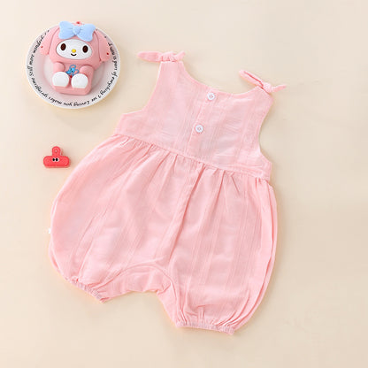 Fashion Personality Cotton Baby Girl Jumpsuit