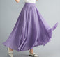 Lady Literature Plus Size Cotton And Linen Skirt