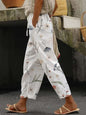 Linglong Linen Drawstring Leisure Trousers