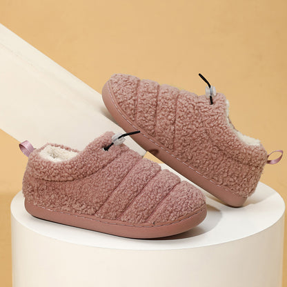 Linear Cotton Shoes Thickened Warm Non-slip