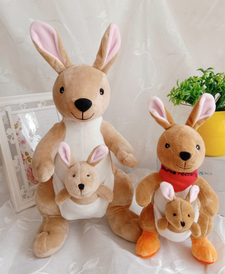 Children's Mother And Child Kangaroo Doll Plush Toys