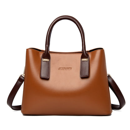 Handbag Soft Leather Large Capacity Versatile Shoulder