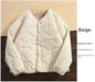 Collarless Winter Double-sided Wear Cotton Coat Jacket