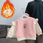 Flower Pullover Sweater Children's Bottoming Shirt Top