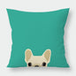 Dog peach skin pillowcase