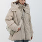 Casual Detachable Hooded 90 White Duck Down Jacket