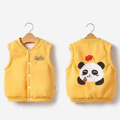 Outer Wear Thick Waistcoat Baby Vest