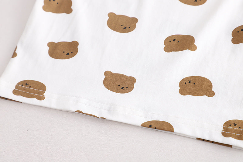 Kids Bear Brother Short Sleeve Strap