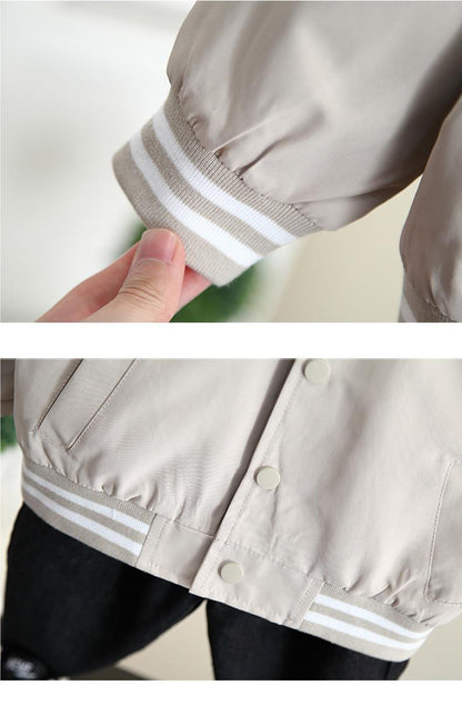 Fashion Boy Baseball Uniform Jacket