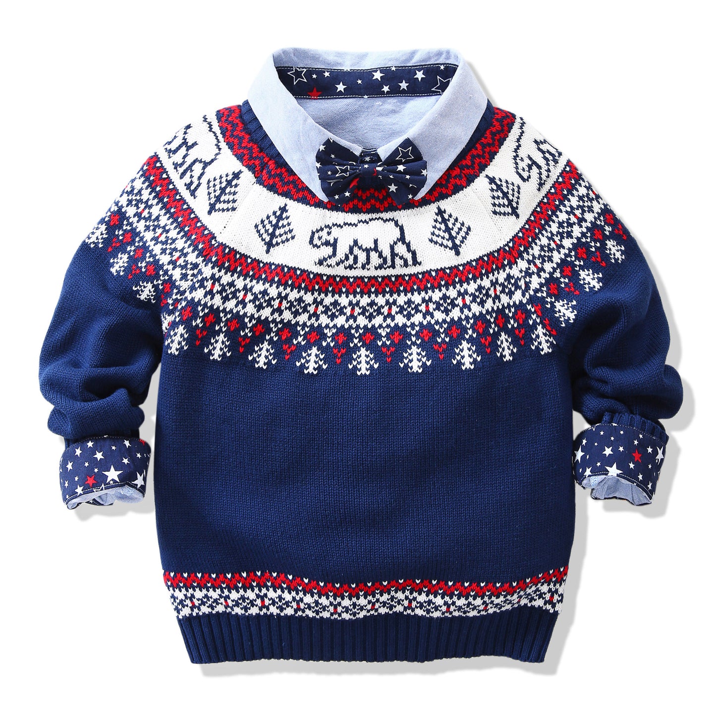 Childrens Polar bear knitted sweater