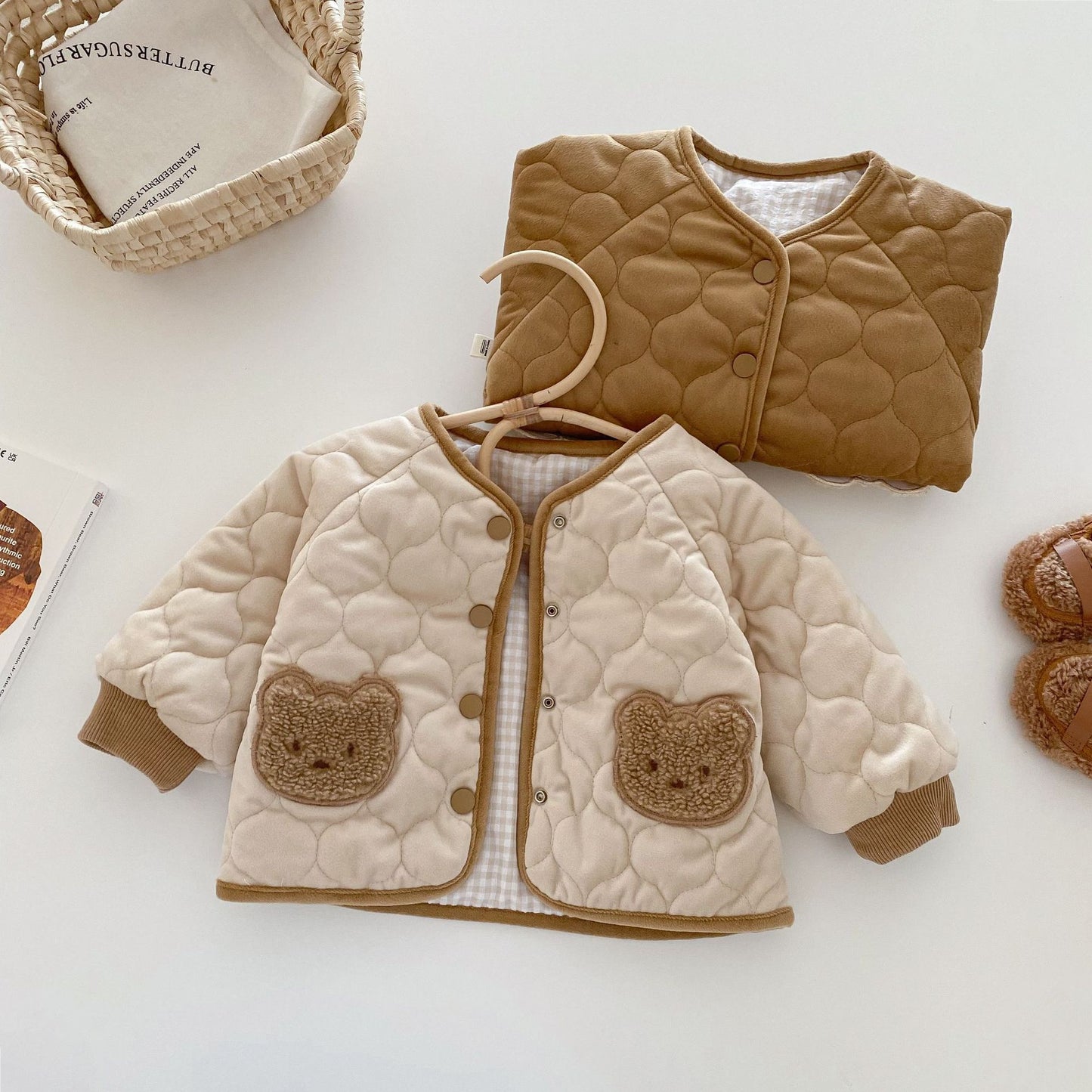 Children's Reversible Cotton-padded Coat Winter Clothes