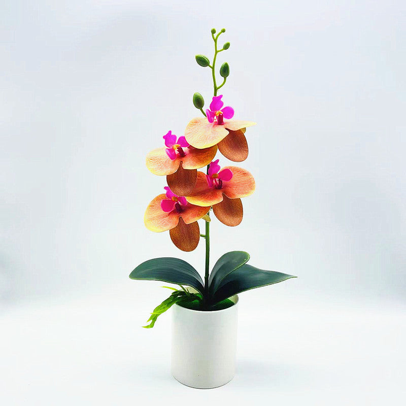 Simulated Bonsai Artificial Flower Bonsai Simulated Butterfly Orchid