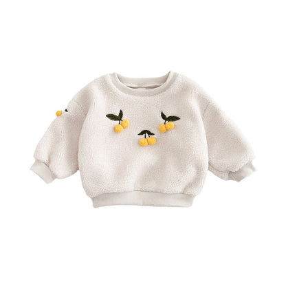 Cross-border Baby Girl Cashmere Thickened Sweater For Women