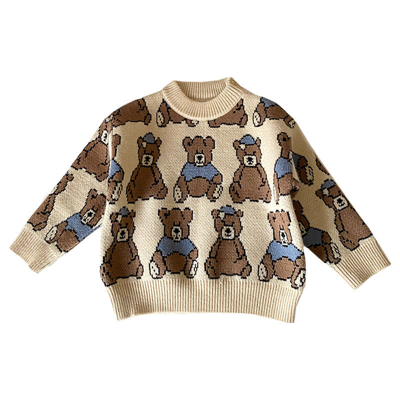 Children's Clothing Bear Sweater