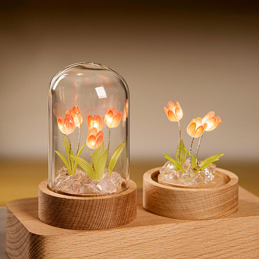 Tulip Small Night Lamp Handmade Desktop Decoration