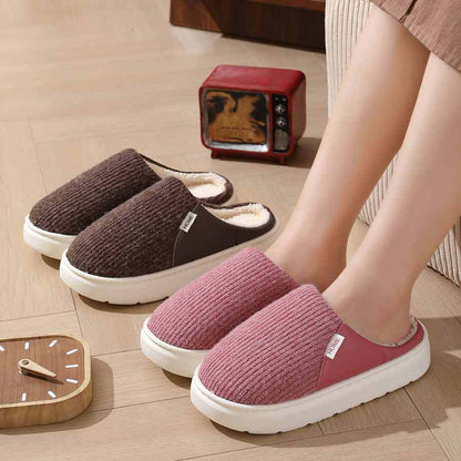 Winter Warm Plush Home Slippers