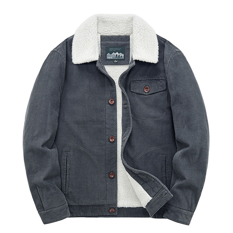 Mens Retro Corduroy Jacket