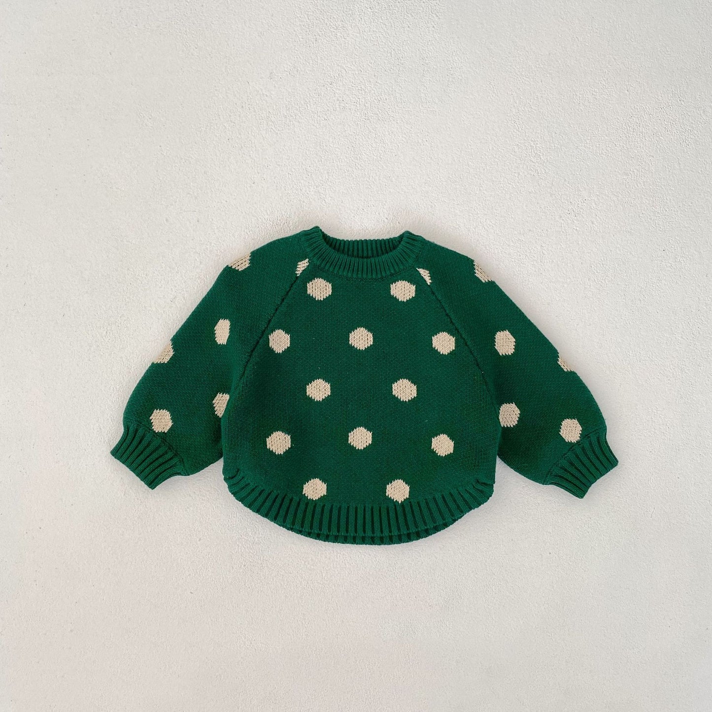 Children's Cotton Jacquard Knitted Pullover