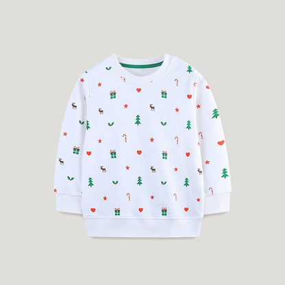 Children's Christmas Printed Sweatshirt