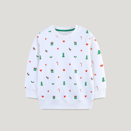 Children's Christmas Printed Sweatshirt