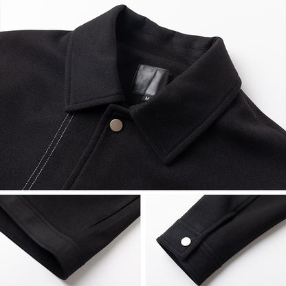 Men's Clothing Short Lapels Men's Trendy Casual Autumn Winter Coat