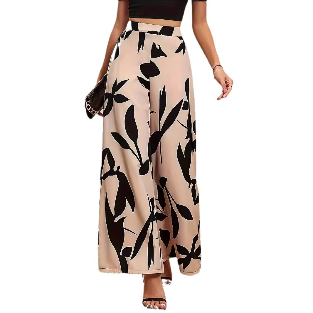 Womens High Waisted Wide Leg Pants