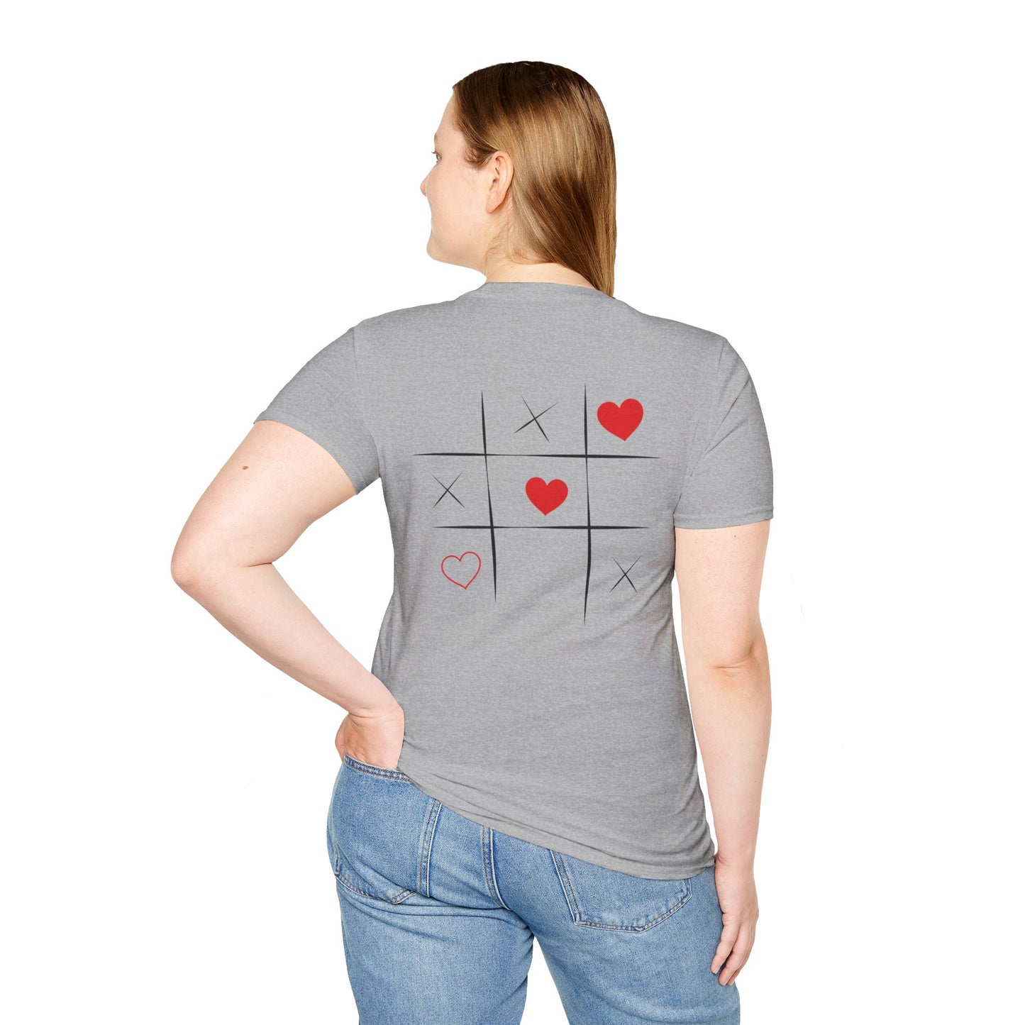 Heart Unisex Softstyle T-Shirt Crew neck