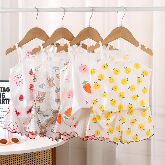 Children Straps Pajamas