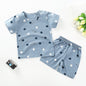 Children's Short Sleeve Suit Cotton