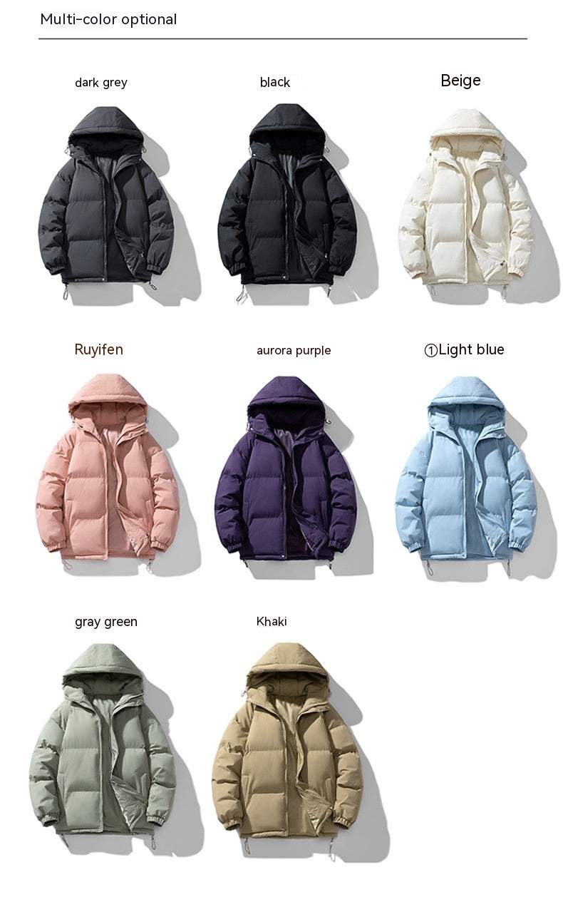 Men's Hooded Coat Thickened Cotton-padded Jacket