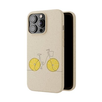 Biodegradable phone Cases Lemon cycle