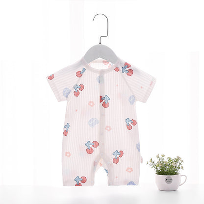 Baby Romper Cotton Short Sleeve Air Conditioning Suit