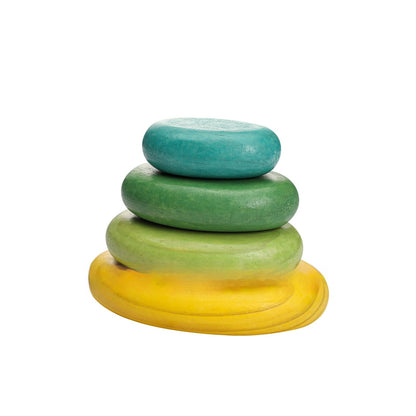 Children's Educational Building Blocks Rainbow Soft Stone Stacking Toys