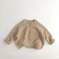 Girls' Western Style Solid Color Knitted Sweater