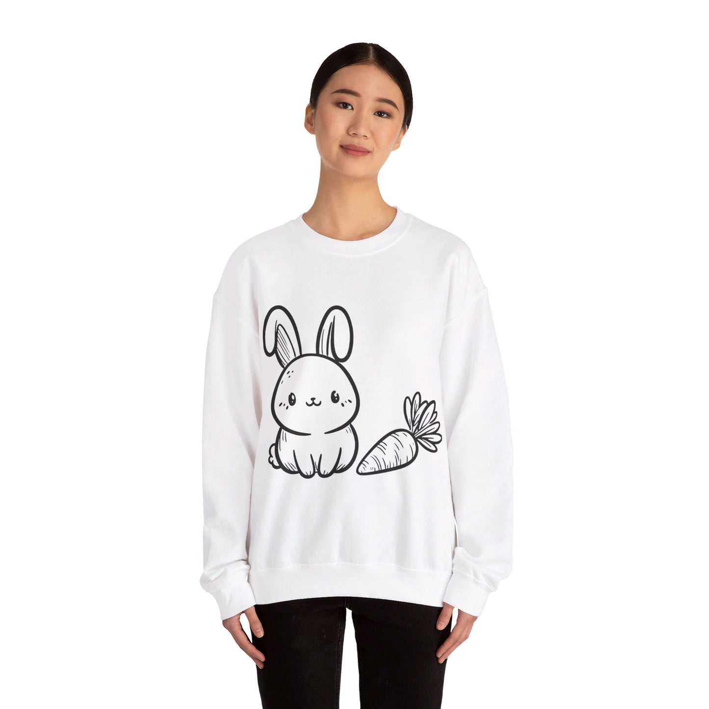 Bunny Unisex Heavy Blend Crewneck Sweatshirt