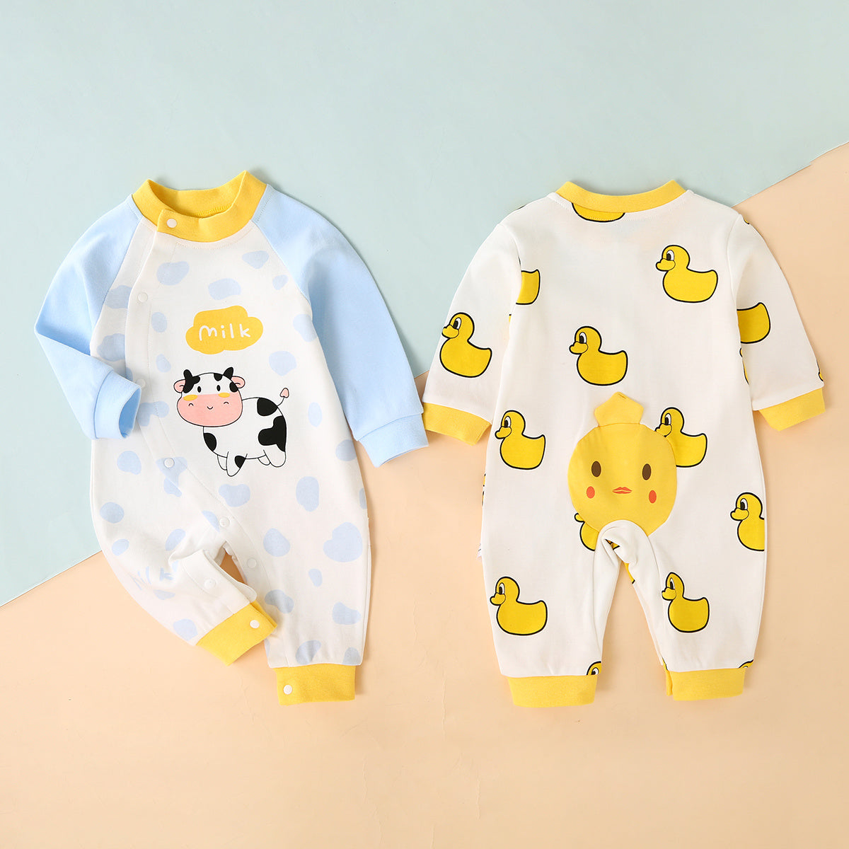 Long-sleeved Romper Girl Baby Clothes Autumn Suit