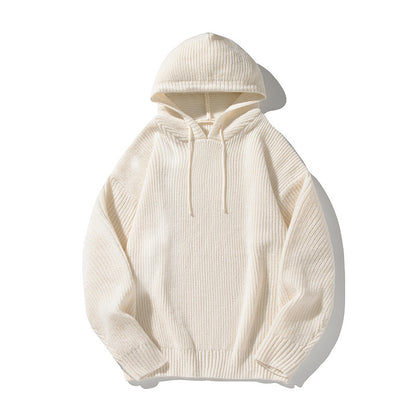 Mens Loose Hooded Sweater