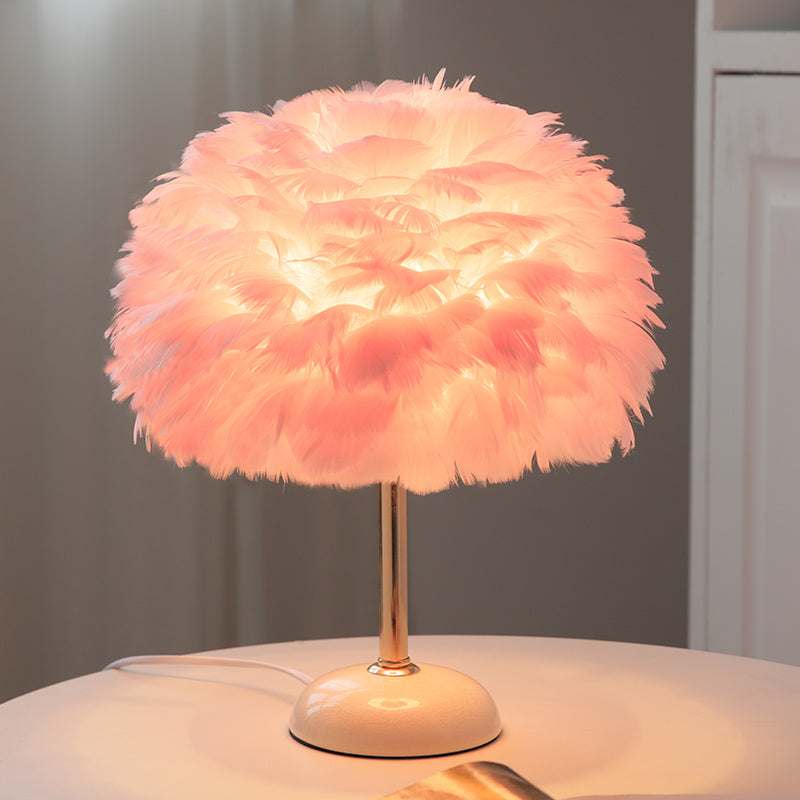 Feather Ceramic Desk Lamp