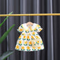 Girls Small Flowers Cotton Dress