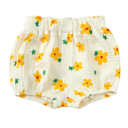 Children's Summer Cute Printed Loose Shorts