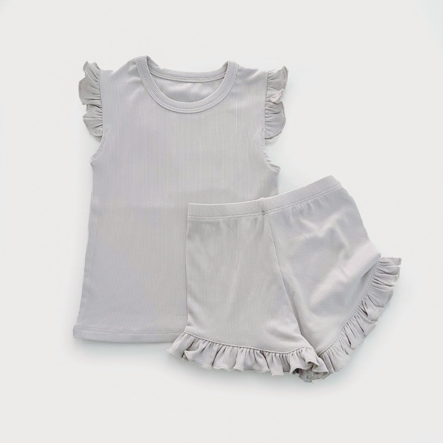 Children's Loungewear Girls' Pajamas Summer New Lace Suit Baby Vest Base