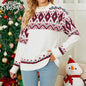 Womens Loose Pullover Christmas Sweater