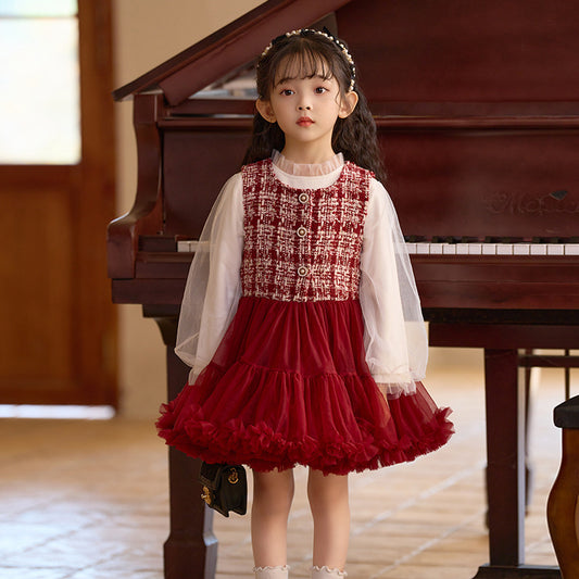 Girl Breathable Vest Skirt