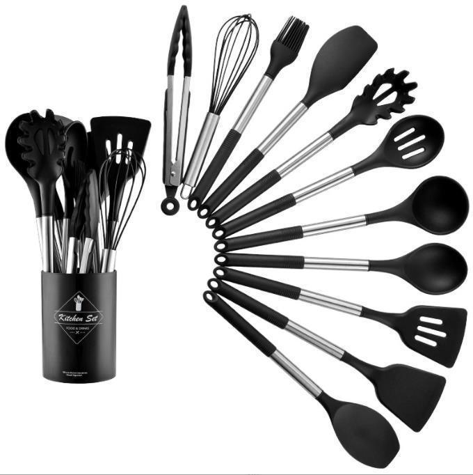 Heat Resistant Spatula Cooking Kitchen Tool Set